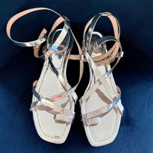 J.Crew Abbie Strappy Sandal w/ Toe Ring